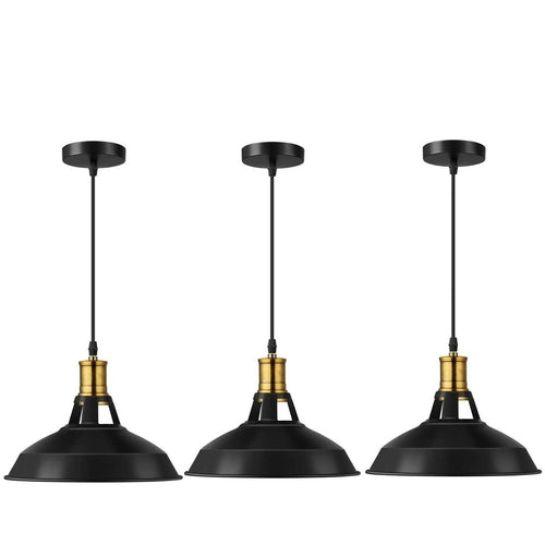 3 Pack Stylish Kitchen Island Pendant Light Metal UK ~3579